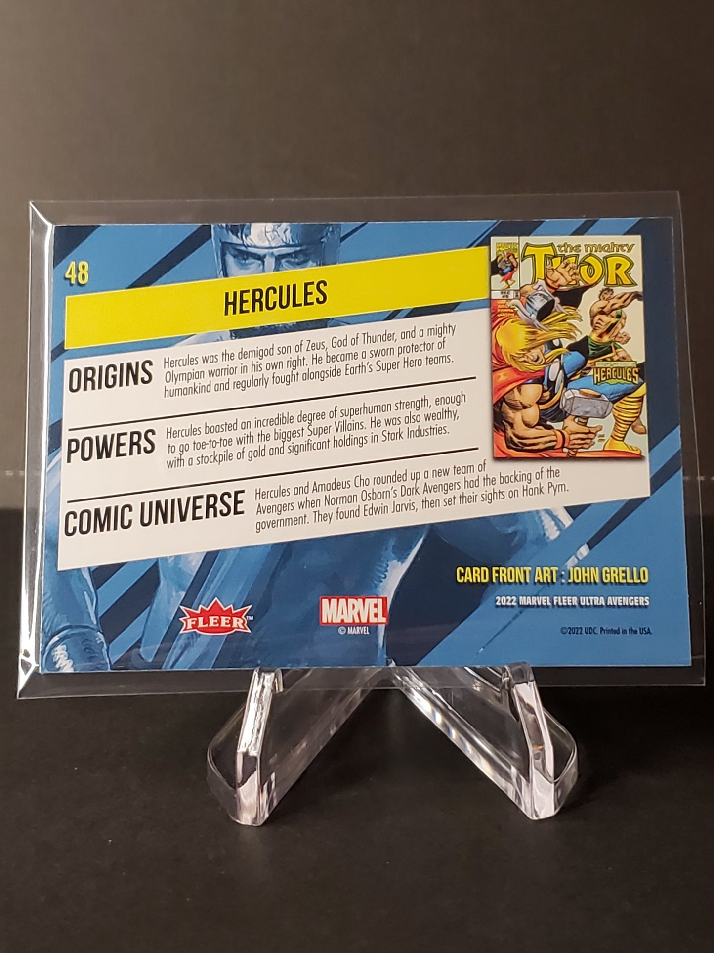 Hercules 2022 Fleer Ultra Avengers #48