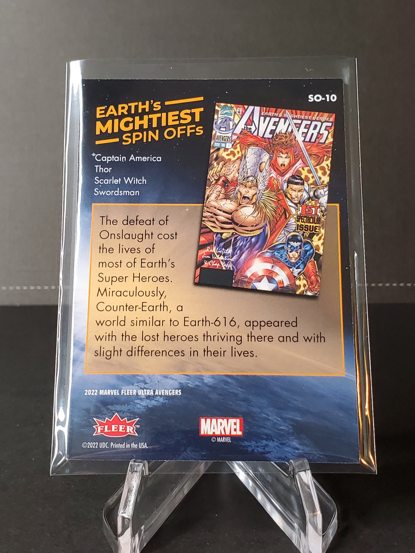 Heroes Reborn 2022 Fleer Ultra Avengers Earth's Mightiest Spin Offs #SO-10