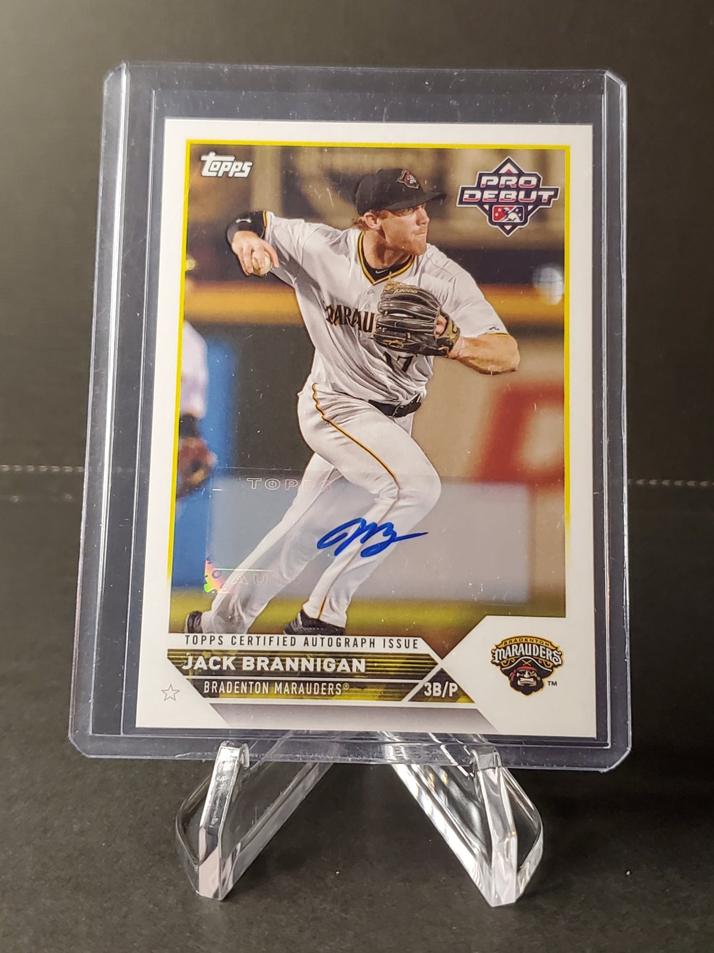 Jack Brannigan 2023 Topps Pro Debut AUTO #PD-12