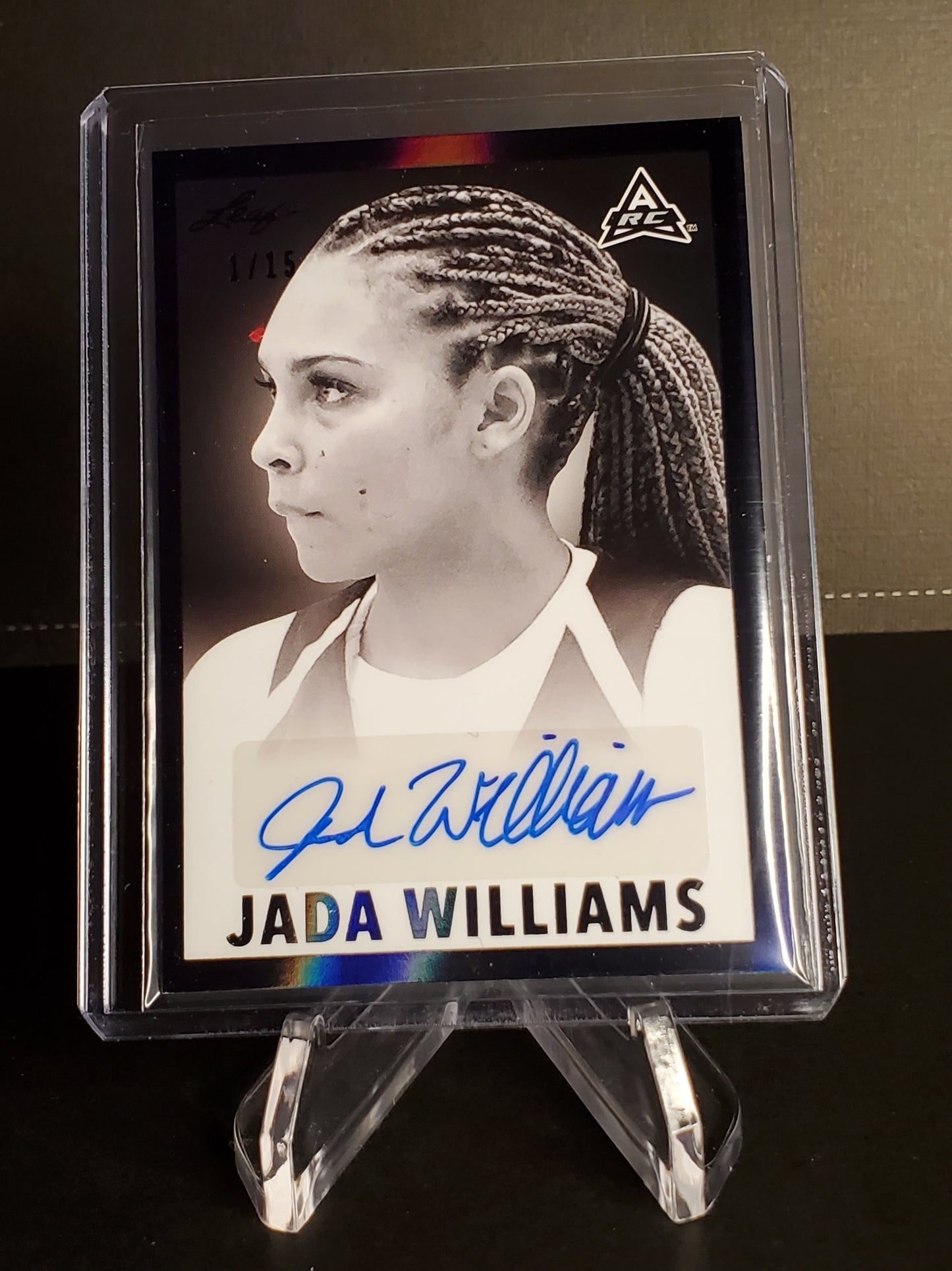 Jada Williams 2021-22 Leaf Memories Platinum Rookie AUTO 1/15 !!!