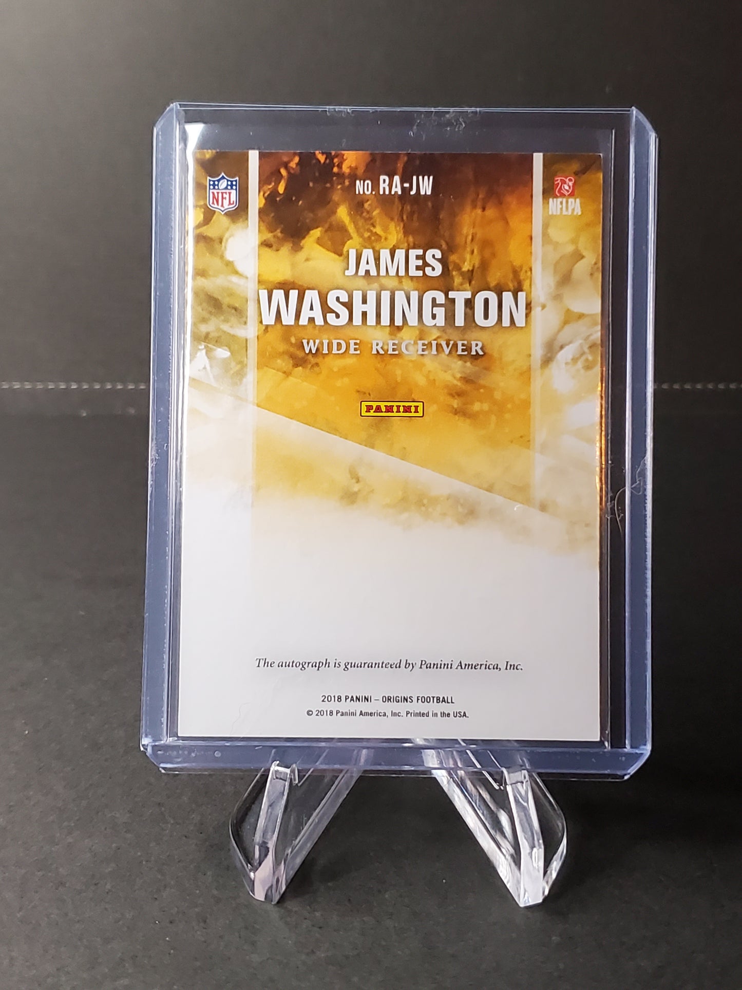 James Washington 2018 Origins RC AUTO #RA-JW