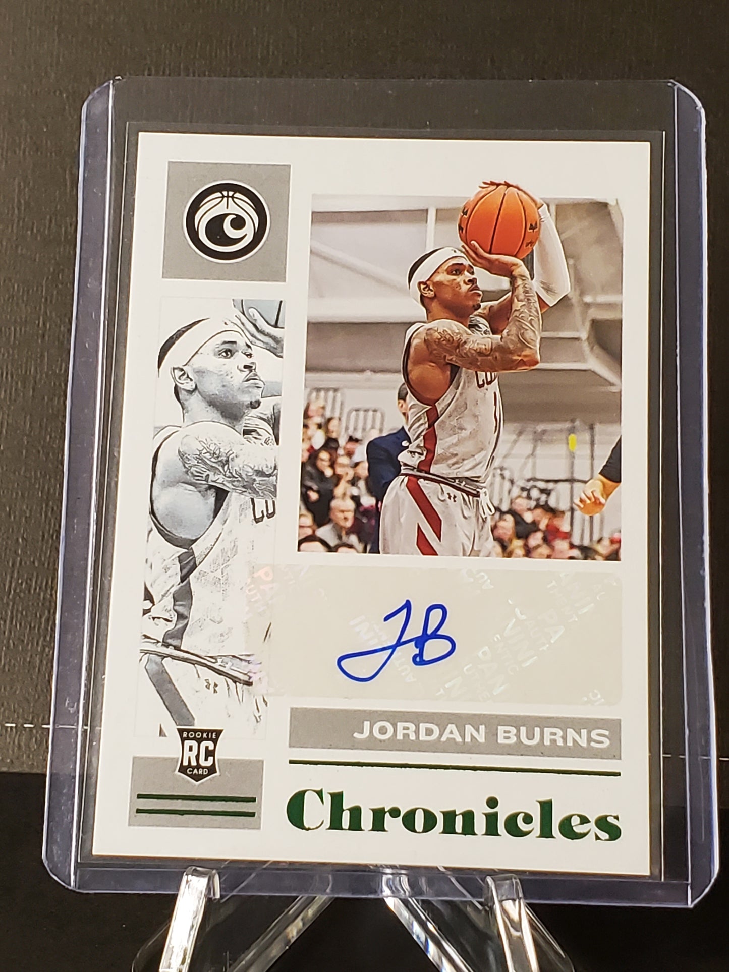 Jordan Burns 2021 Panini Chronicles Draft Picks AUTO RC #CR-JBU