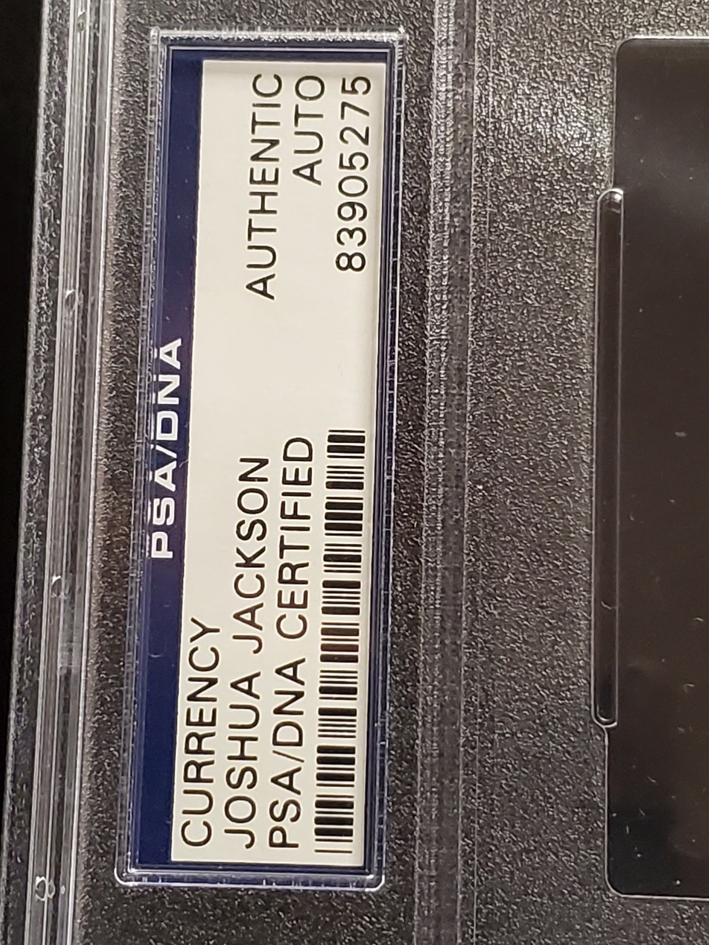 Joshua Jackson - Dawson's Creek Signed One of a Kind $1 Bill Currency PSA/DNA AUTO