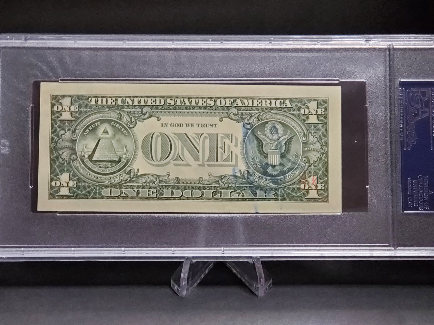 Joshua Jackson - Dawson's Creek Signed One of a Kind $1 Bill Currency PSA/DNA AUTO