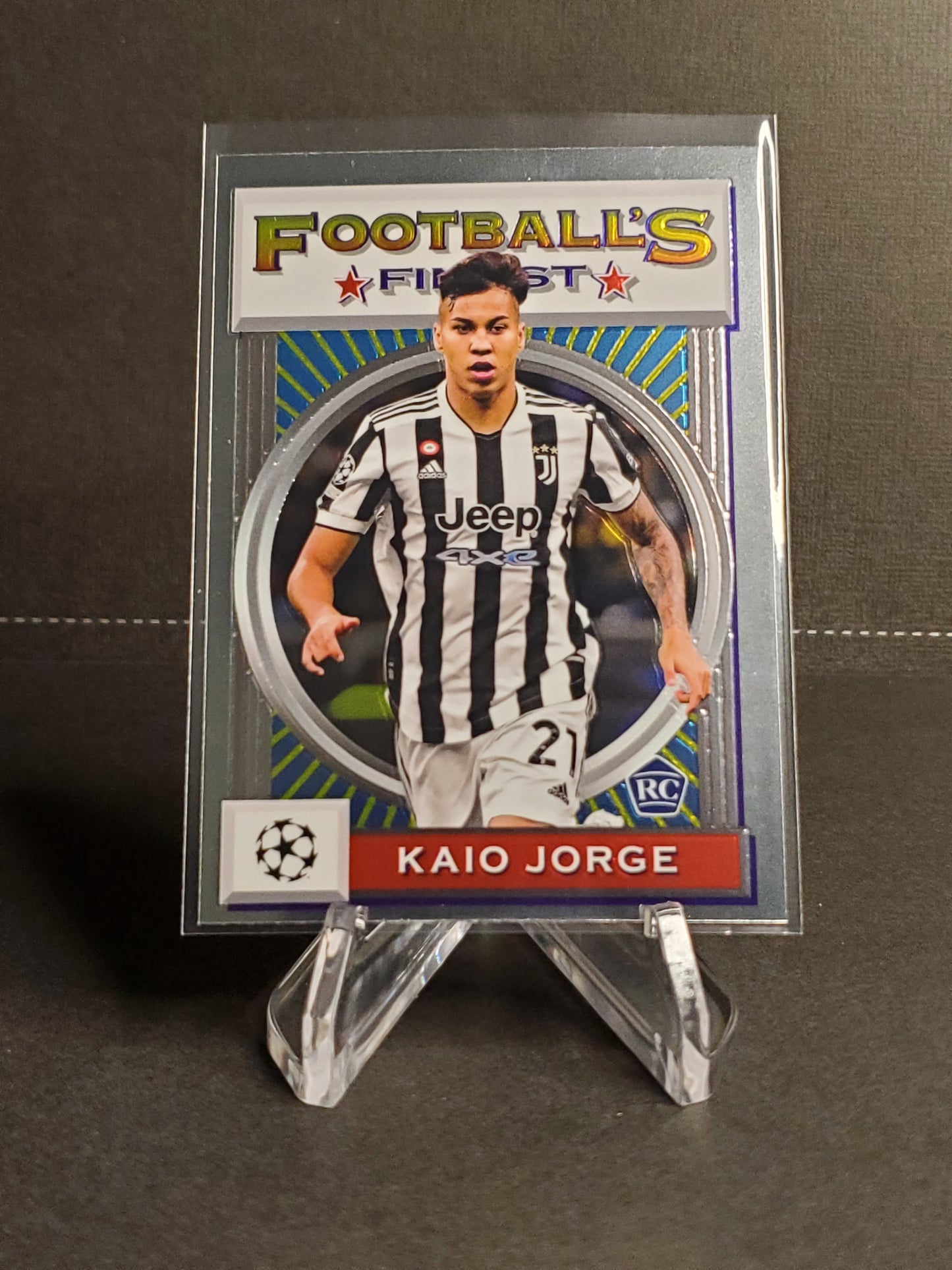 Kaio Jorge 2021-2022 Topps Finest Flashbacks UEFA Soccer RC #78