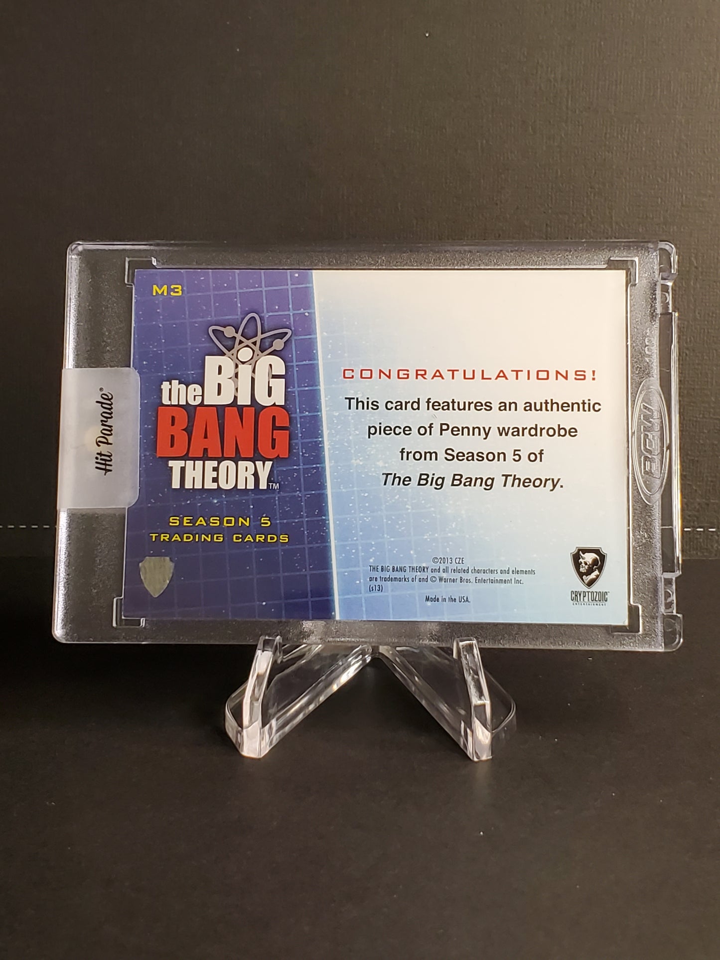 Kaley Cuoco 2013 Cryptozoic The Big Bang Theory Authentic Wardrobe - Penny - #M3