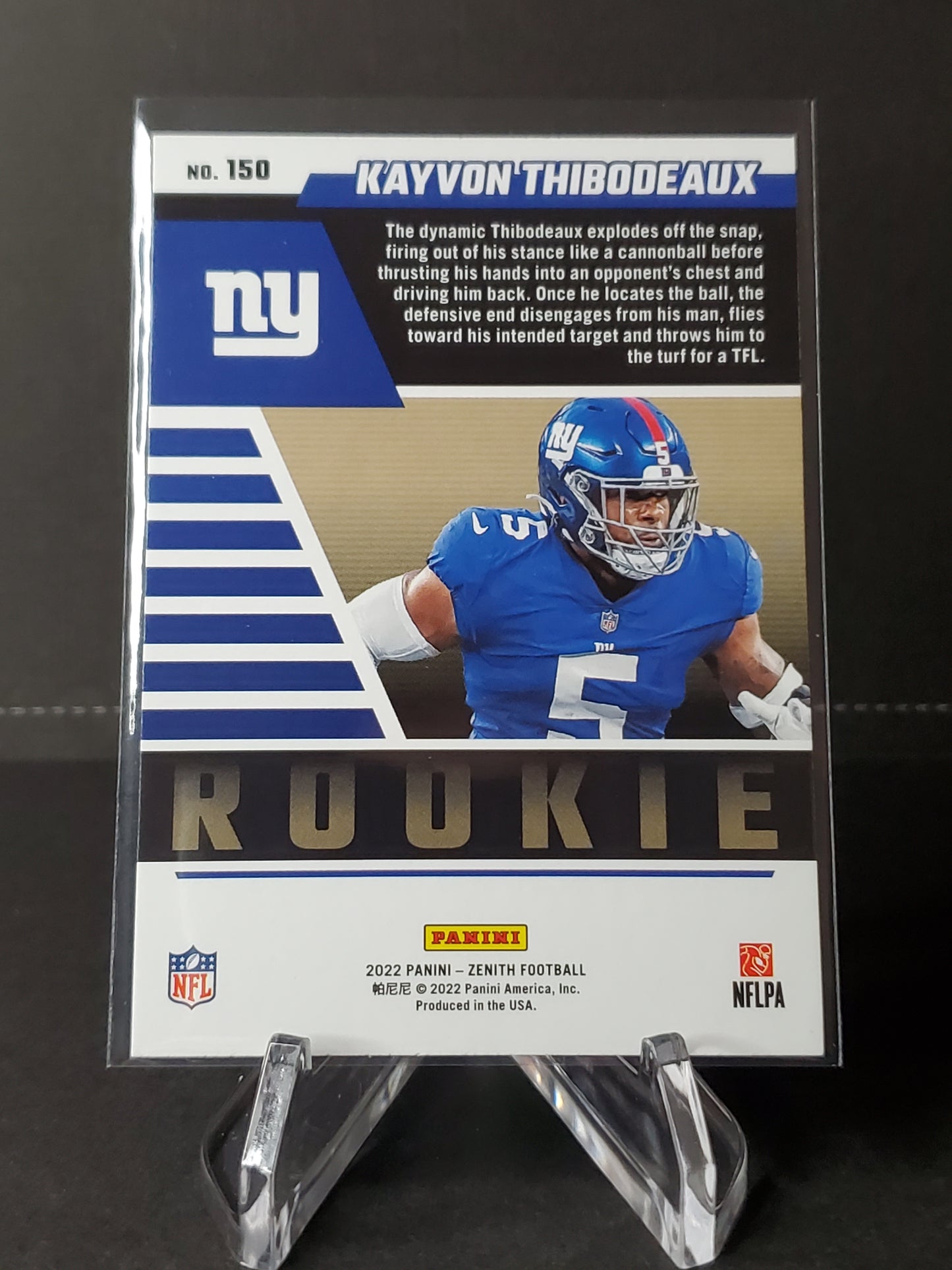 Kayvon Thibodeaux 2022 Panini Zenith Football Red Zone RC #150