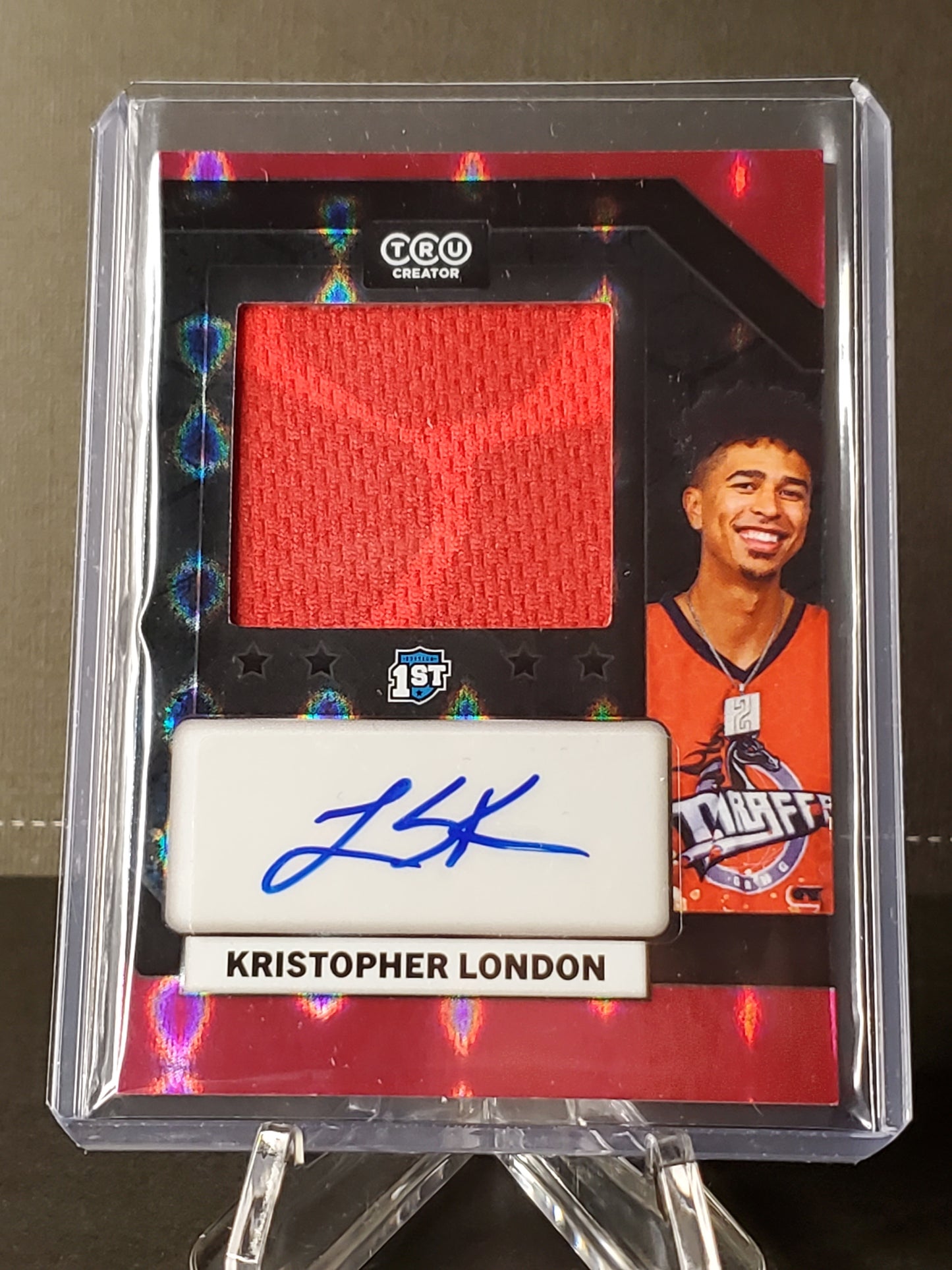 Kristopher London 2021 TruCreator Jumbo Relic AUTO #RAU-LSK, 1/1