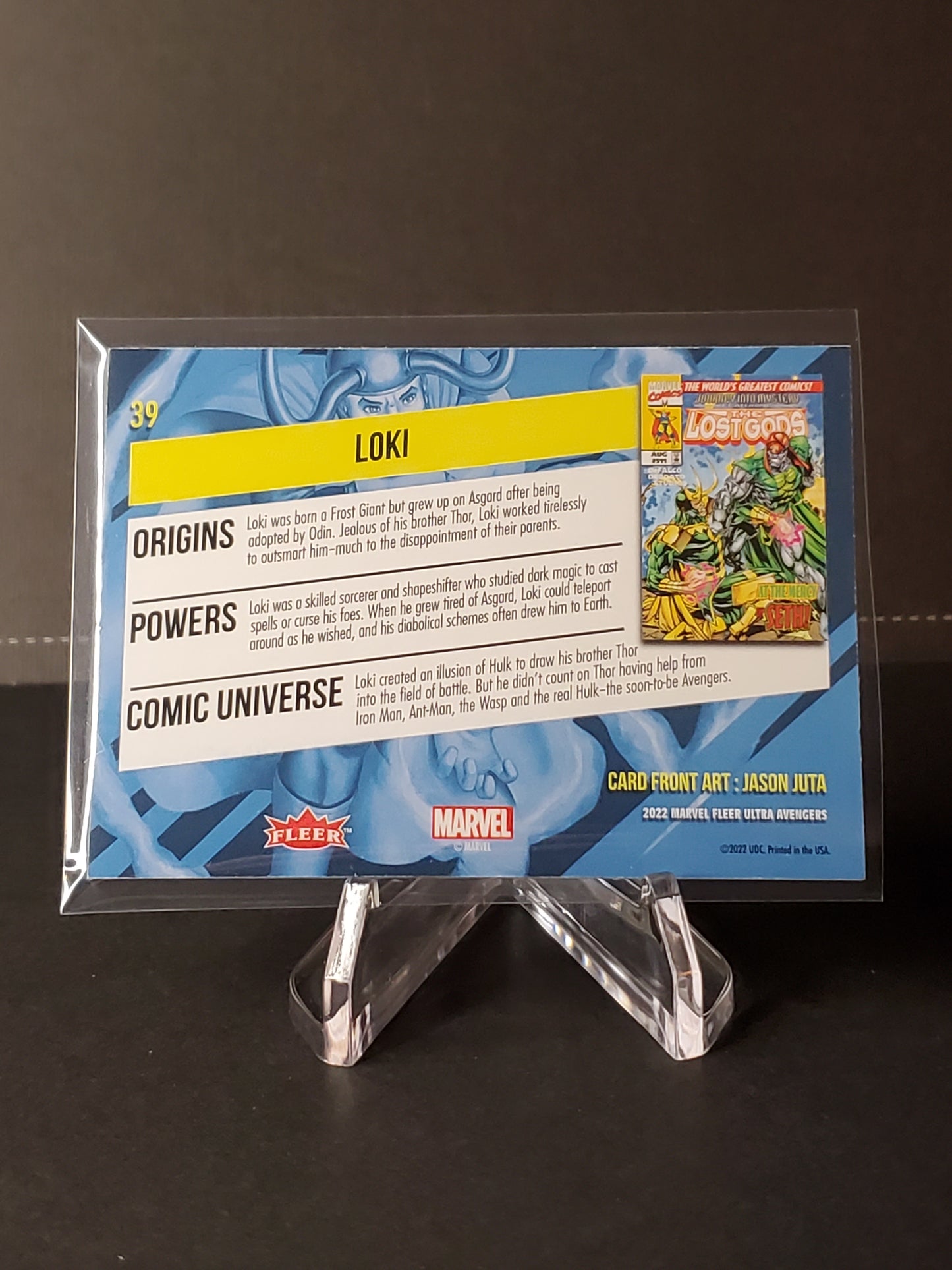 Loki 2022 Fleer Ultra Avengers #39