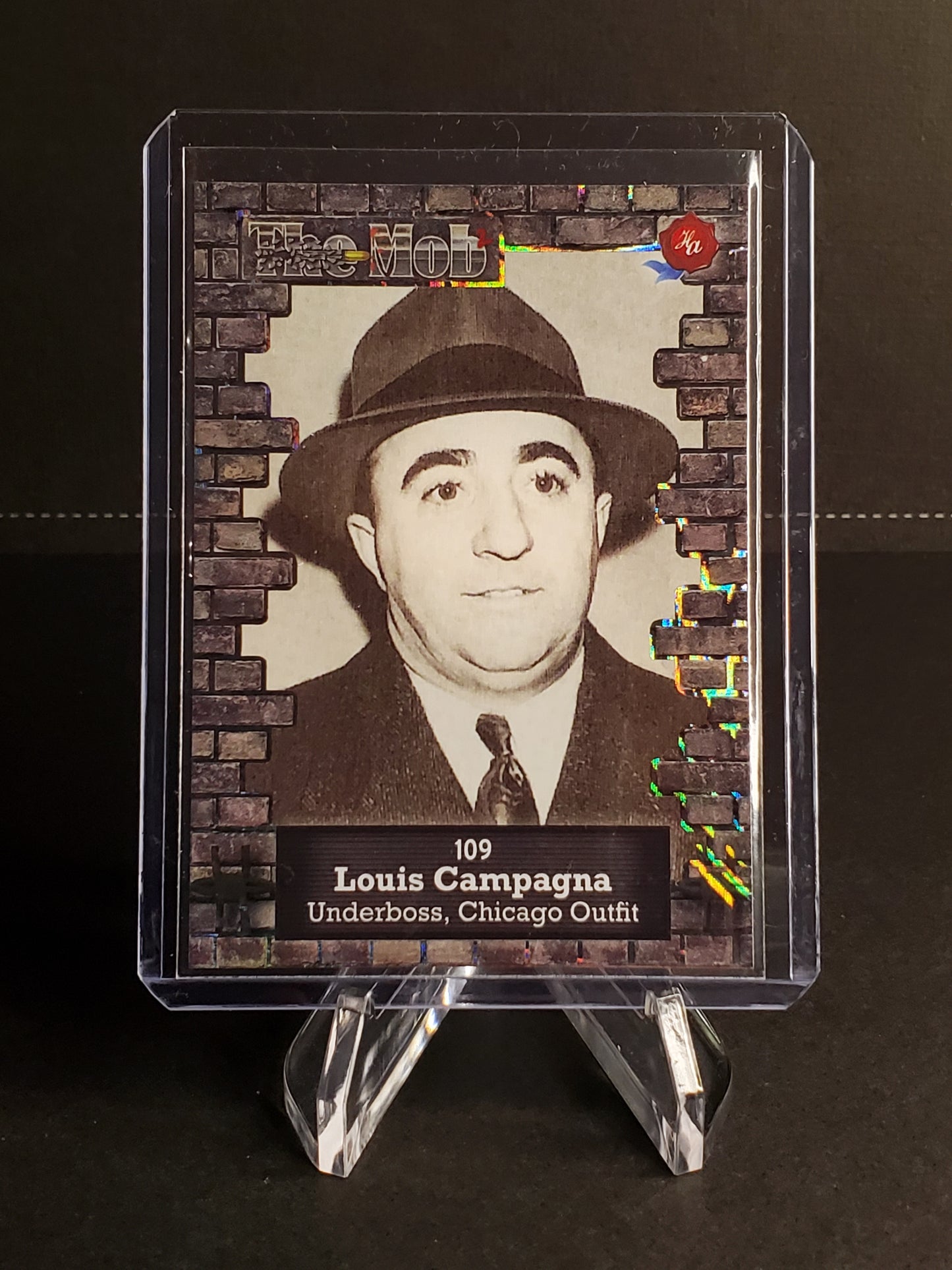 Louis Campagna 2023 Historic Autographs The Mob 2 Foil 1 of 149 - #109
