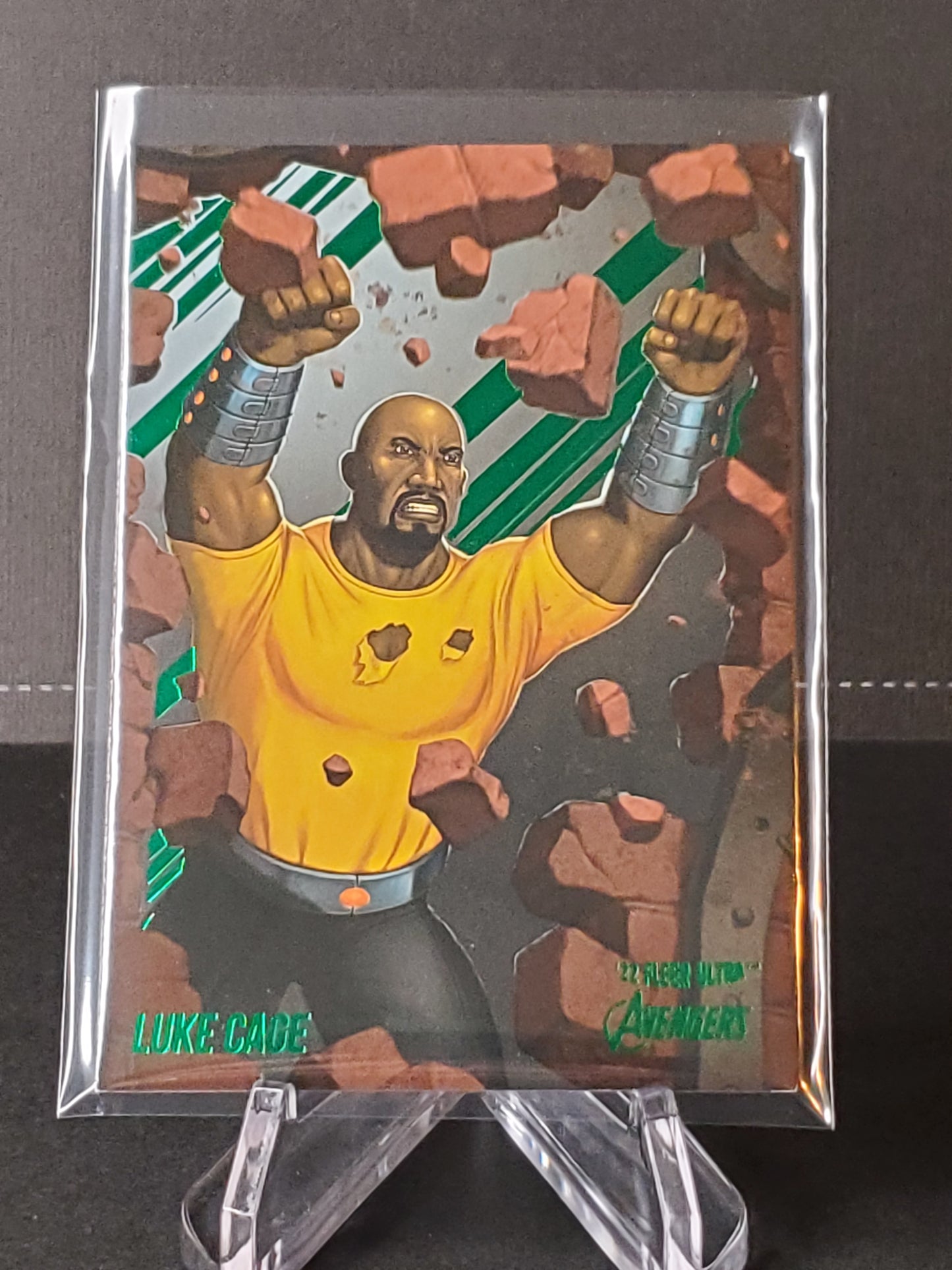 Luke Cage 2022 Fleer Ultra Avengers Green #40