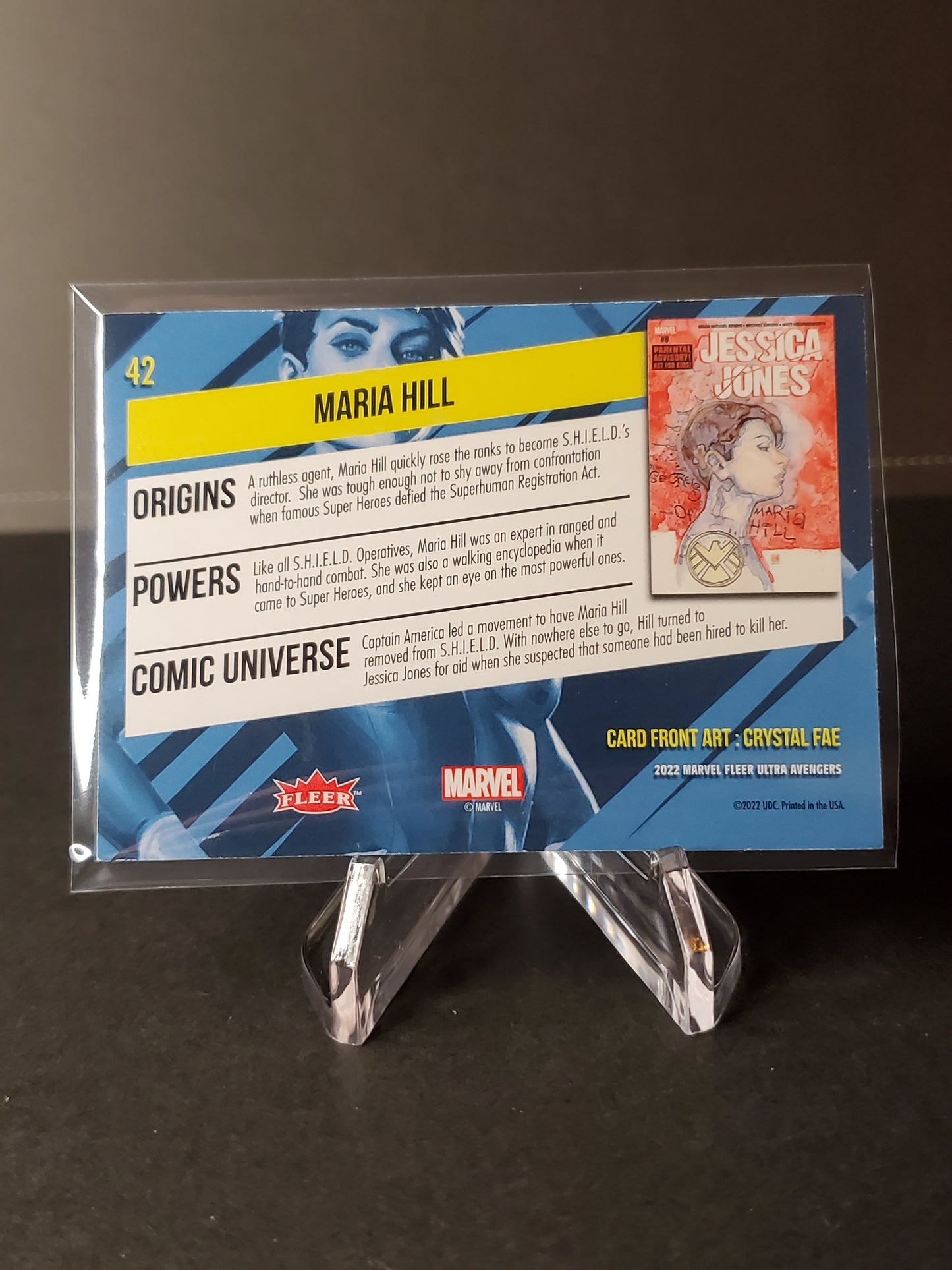 Maria Hill 2022 Fleer Ultra Avengers #42