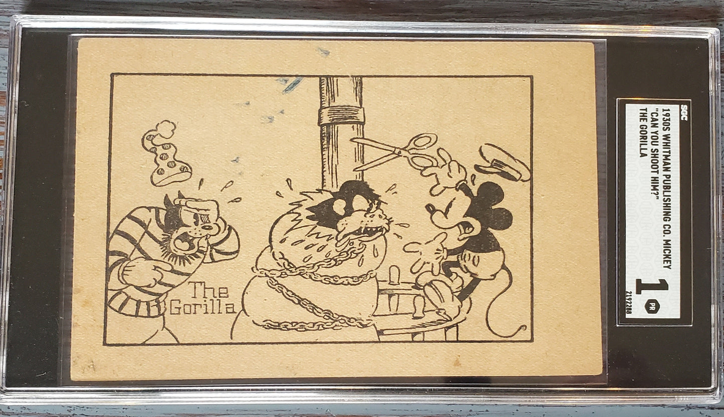 Original 1930s Whitman Publishing MICKEY MOUSE - Rare - SGC (Only 1 higher)
