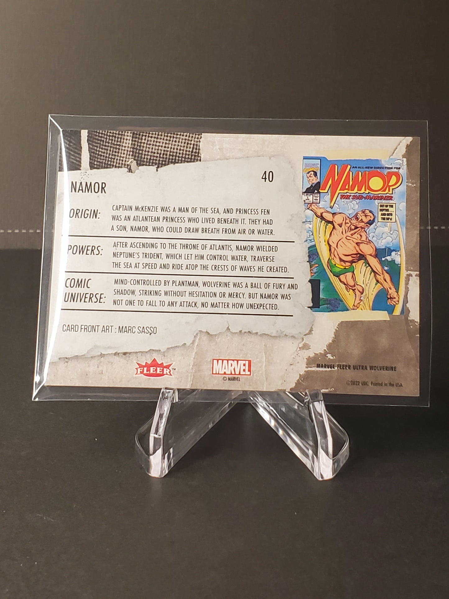 Namor 2023 Fleer Ultra Wolverine #40