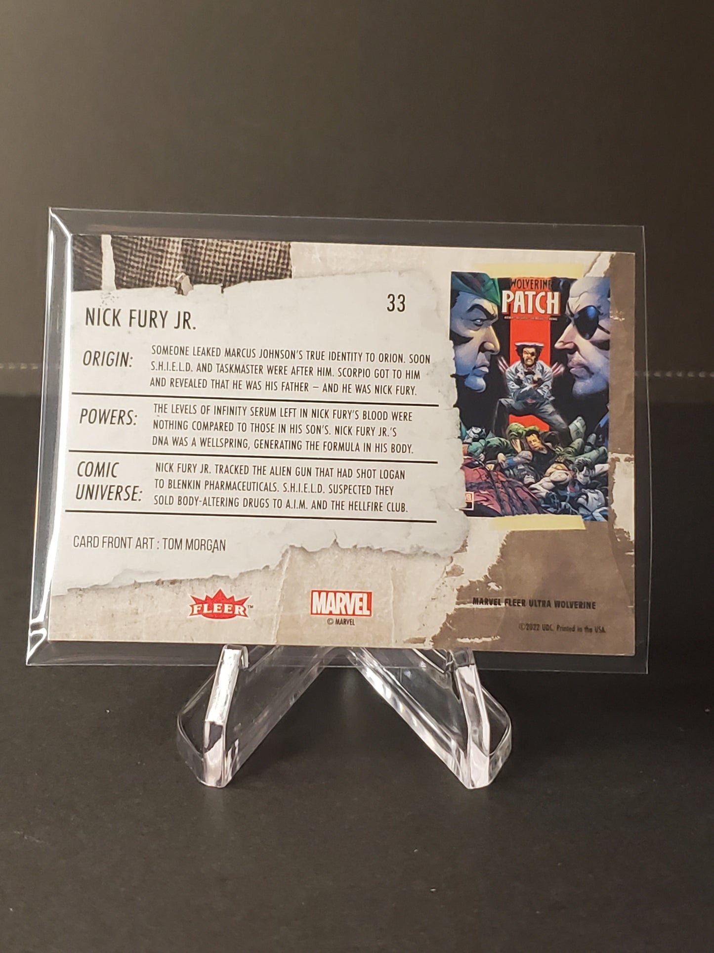 Nick Fury Jr. 2023 Fleer Ultra Wolverine #33