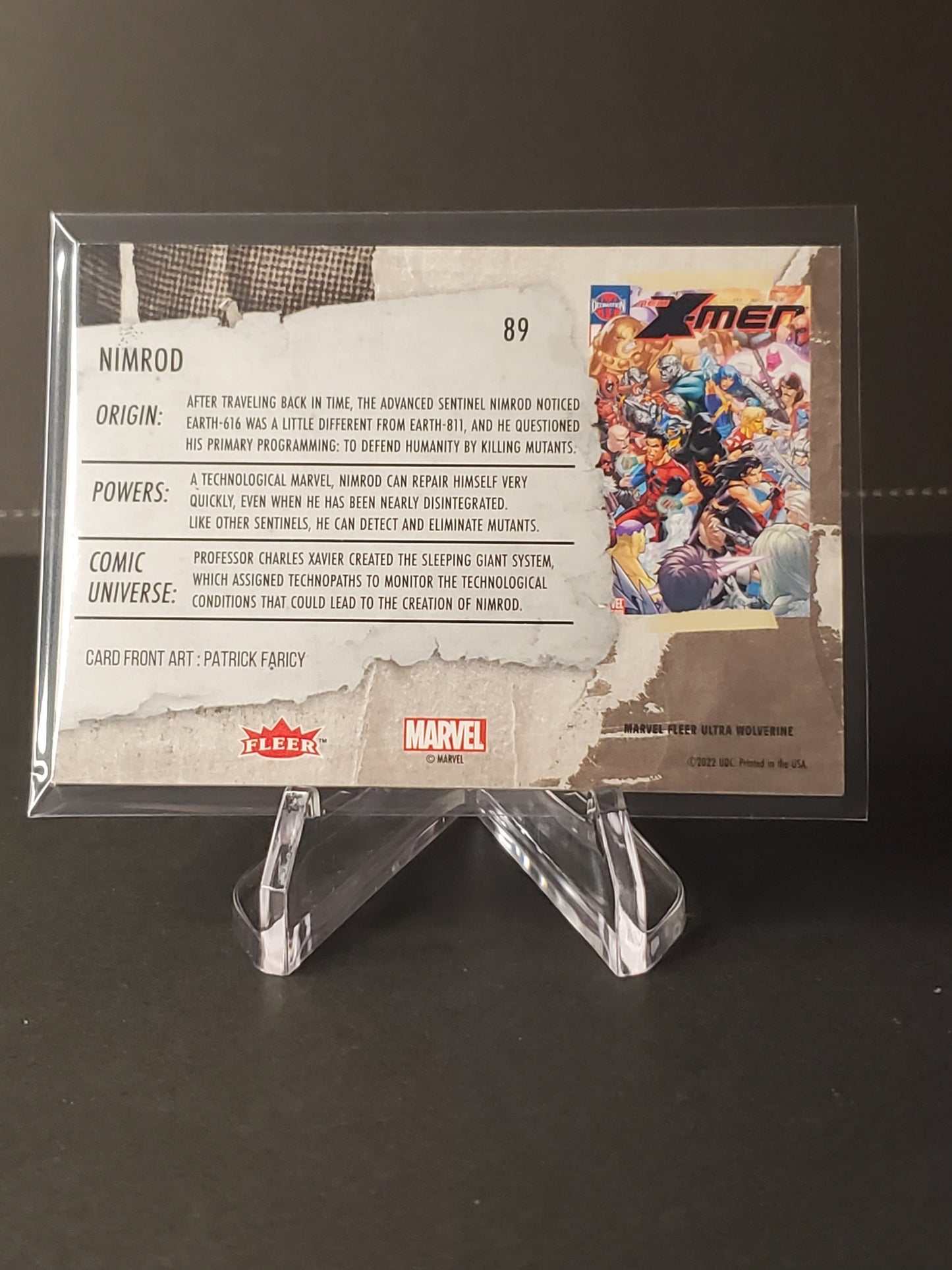 Nimrod 2023 Fleer Ultra Wolverine #89