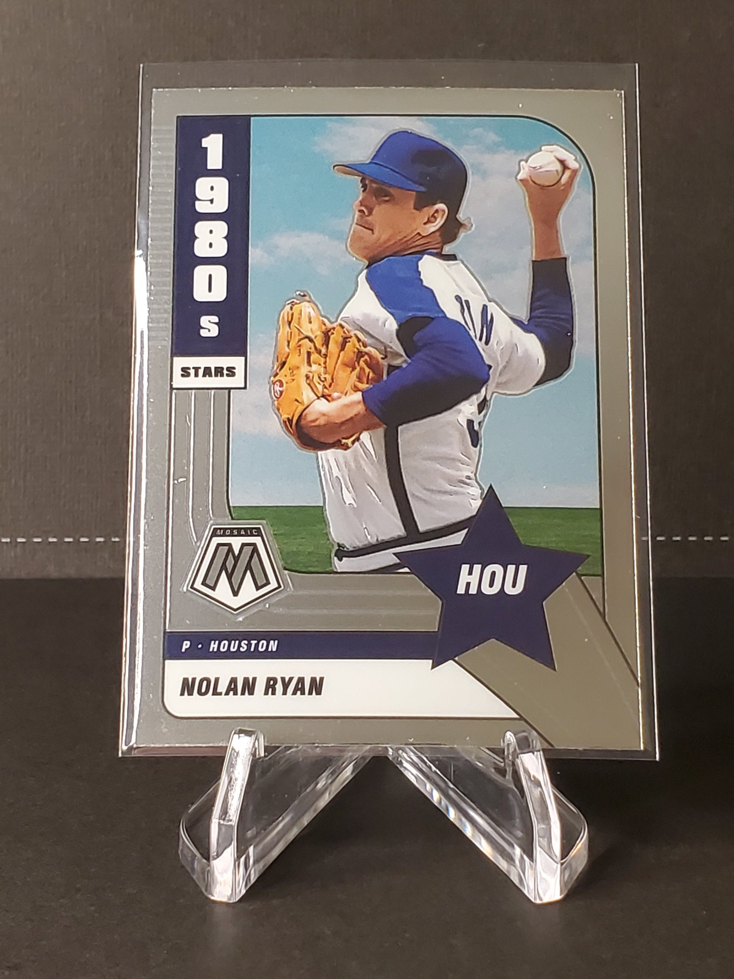 Nolan Ryan 2022 Panini Mosaic Baseball 1980's Stars #290