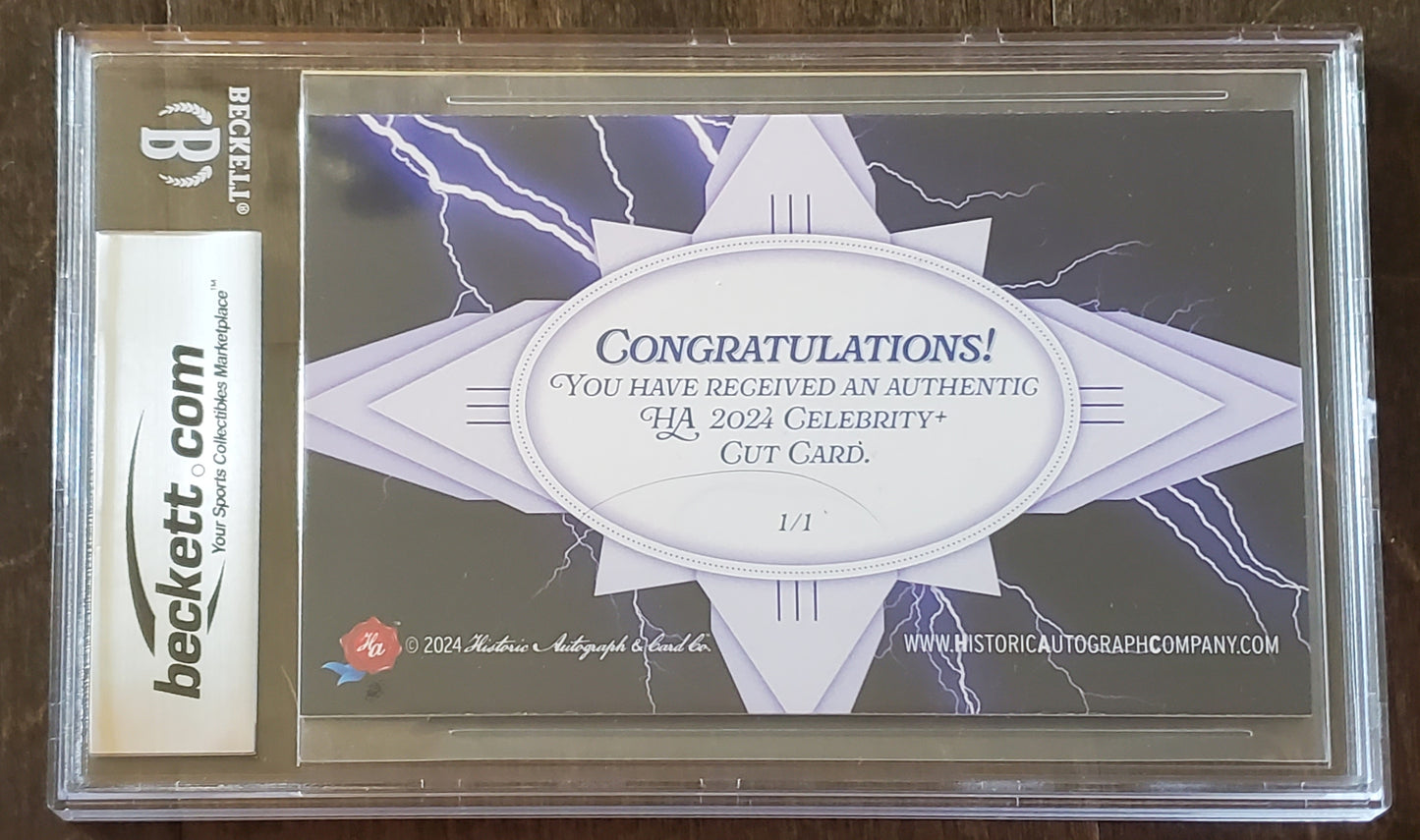 2024 Historic Autographs Celebrity Patricia Neway Cut AUTO - 1/1 One of One