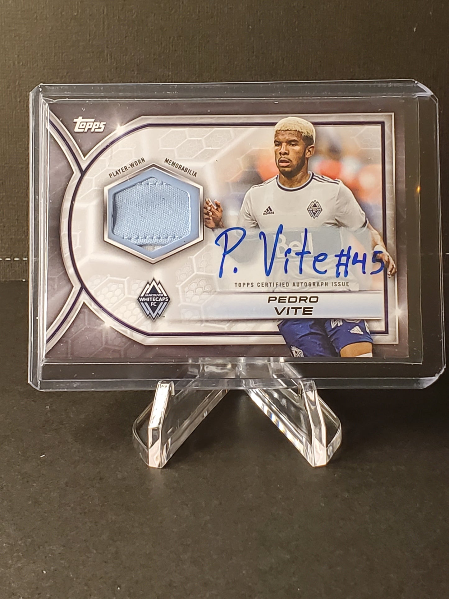 Pedro Vite 2023 Topps MLS Patch AUTO /99 #R-PV