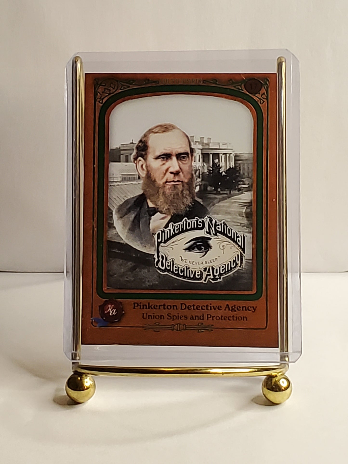 Pinkerton Detective Agency 2023 Civil War Historic Autographs #'d 7/10