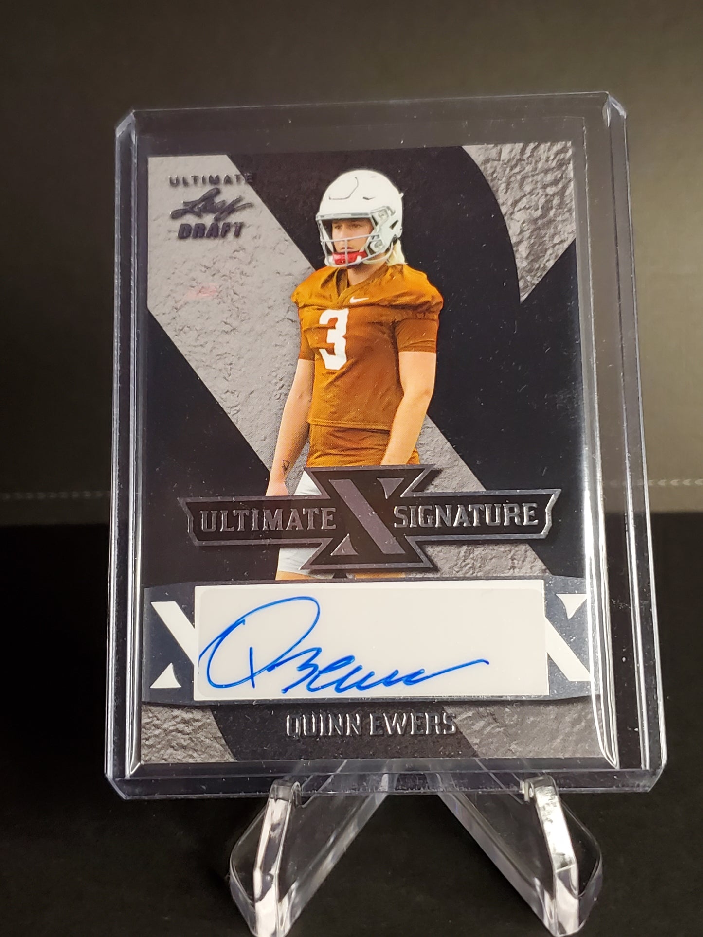 Quinn Ewers 2022 Leaf Ultimate Signature Draft AUTO #UXS-QE1