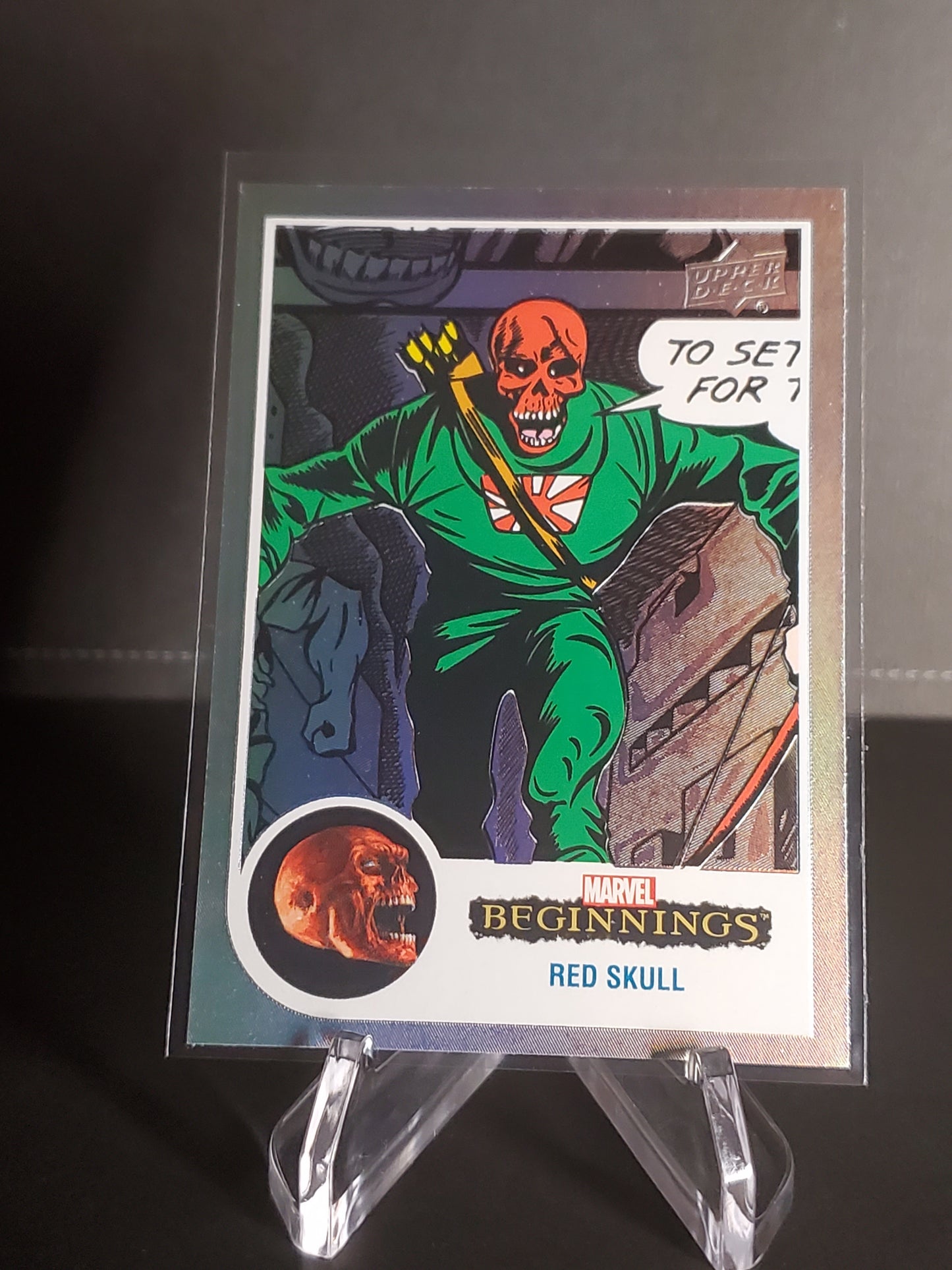 Red Skull 2022 UD Marvel Beginnings Volume 2 Series 1 Flipped FX #FFX67