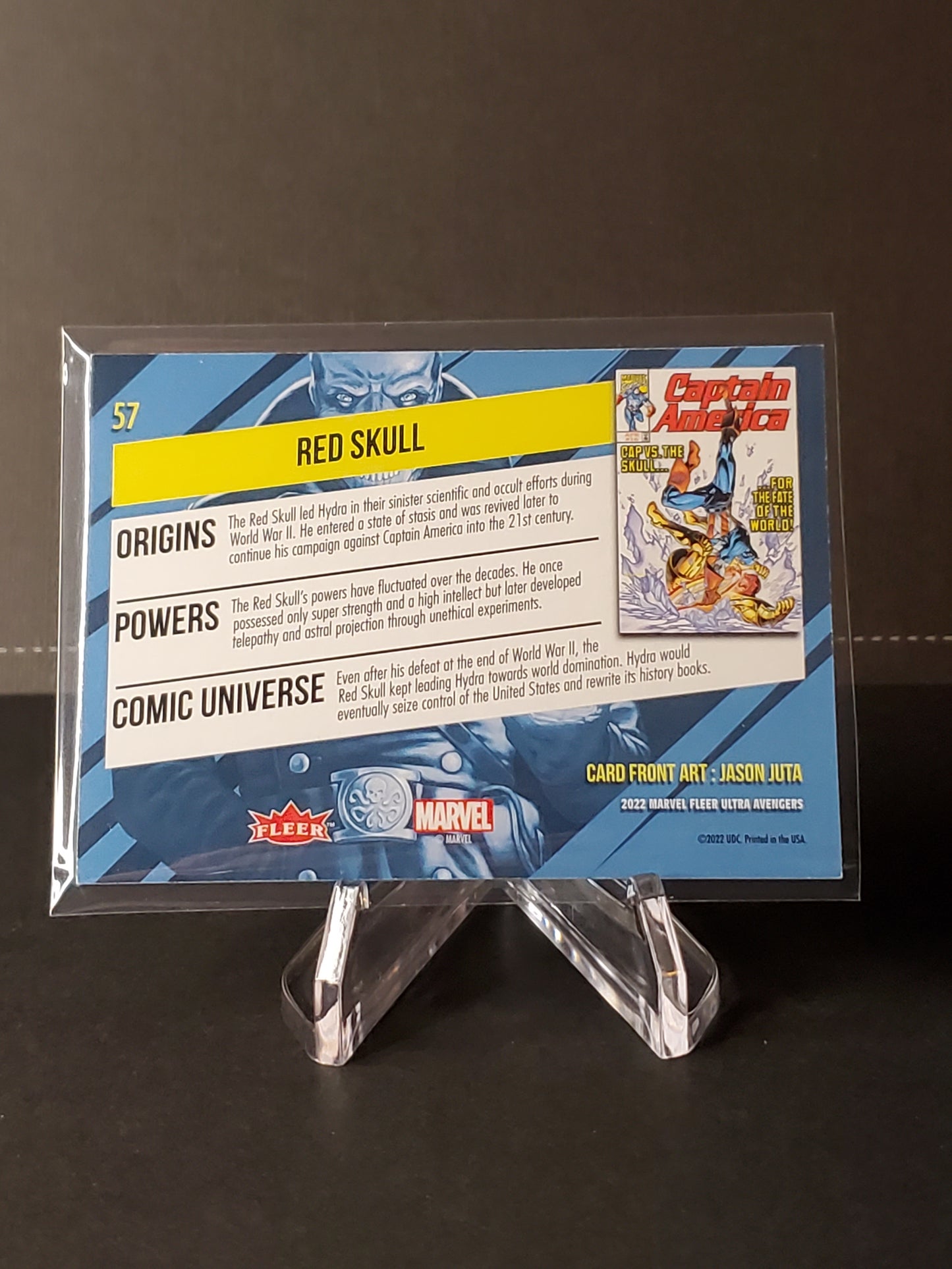 Red Skull 2022 Fleer Ultra Avengers #57