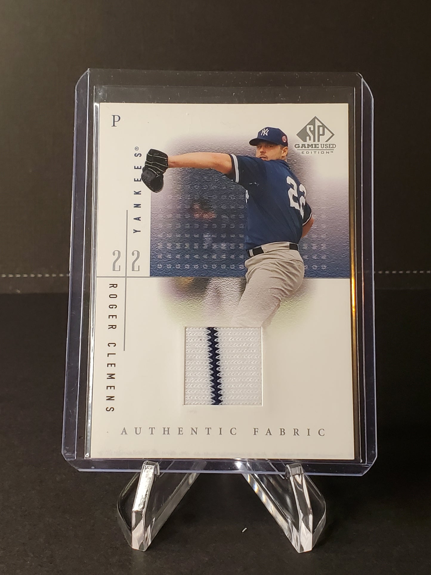 Roger Clemens 2001 SP Game Used Edition Jersey Patch #RC