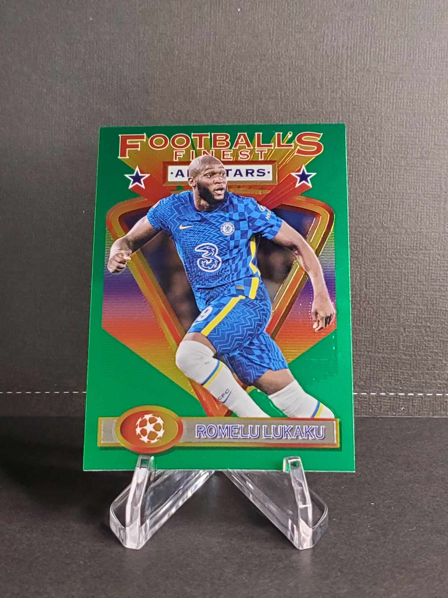 Romelu Lukaku 2021-2022 Topps Finest Flashbacks UEFA Soccer #174