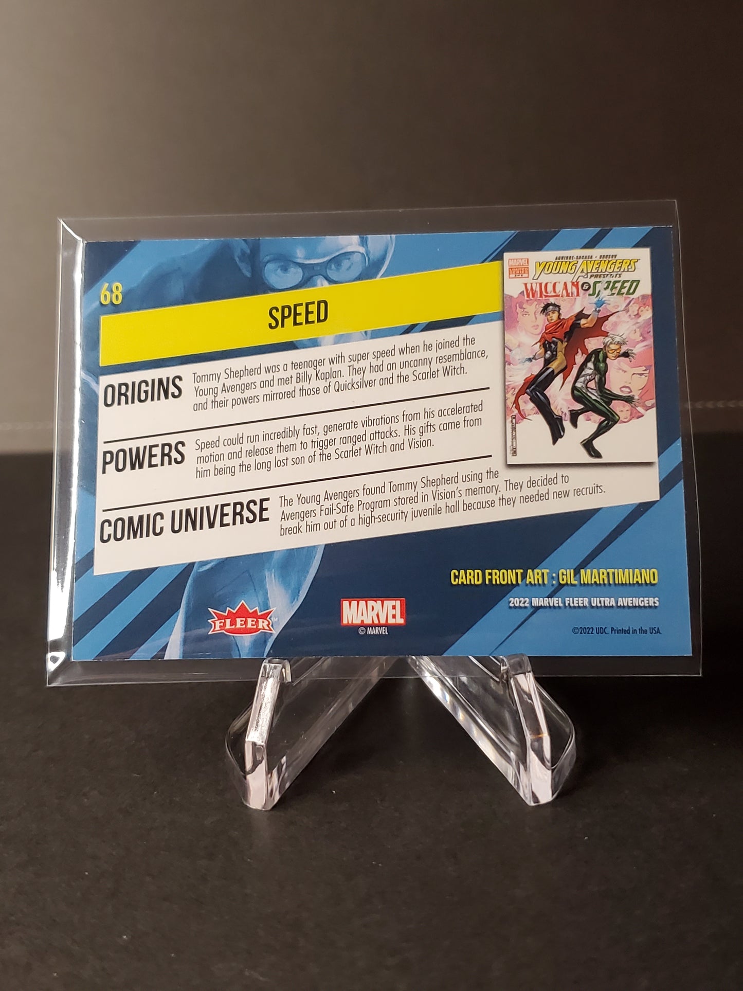Speed 2022 Fleer Ultra Avengers #68