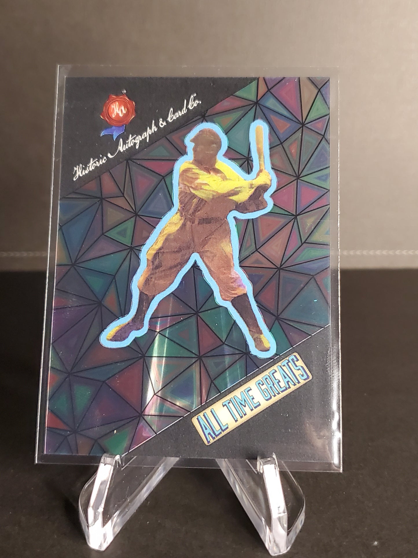 Sam Crawford 2024 Historic Autographs All Time Greats Stained Glass Acetate /25 #9