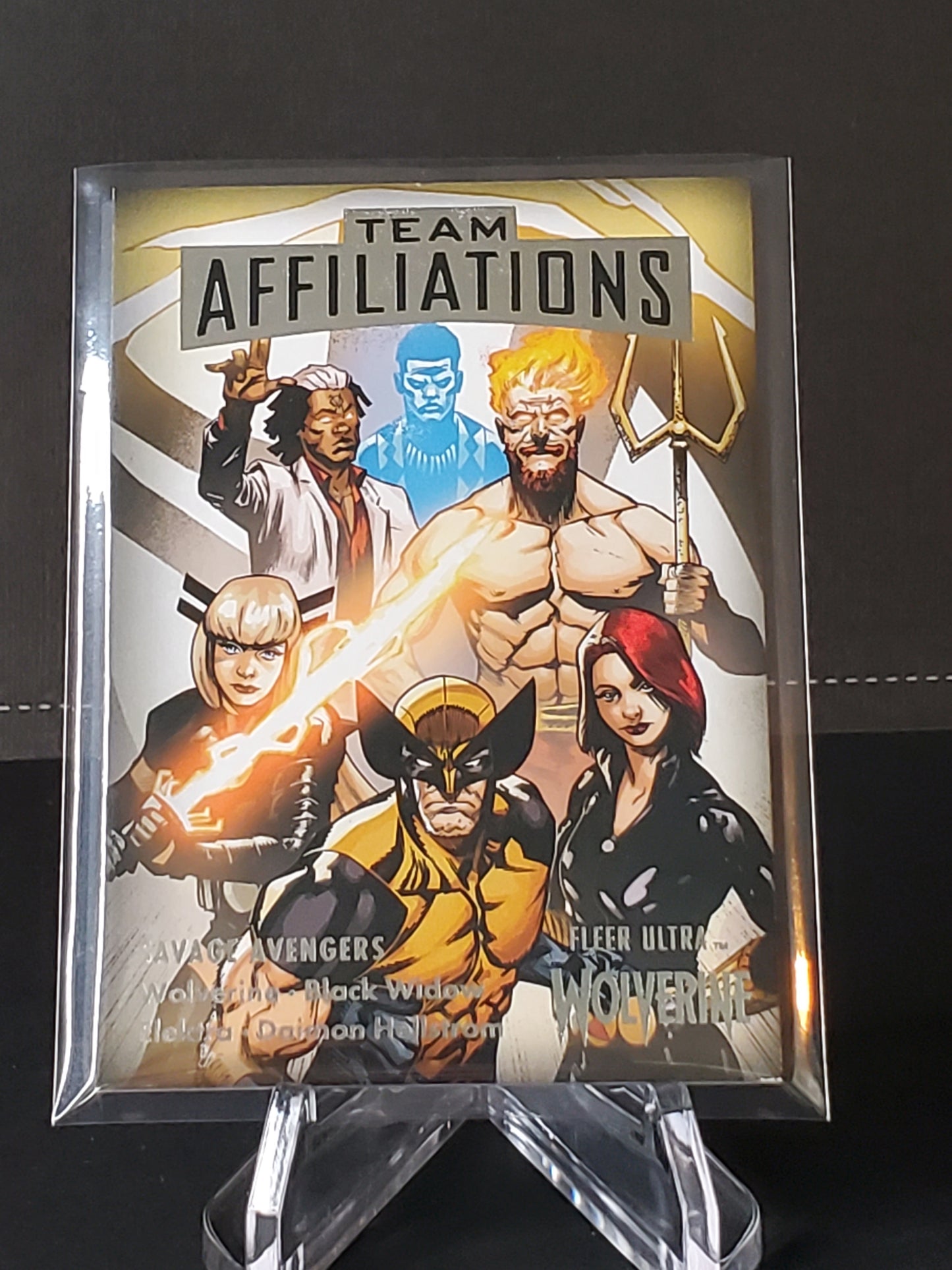 Savage Avengers 2023 Fleer Ultra Wolverine Team Affiliations #TA-6