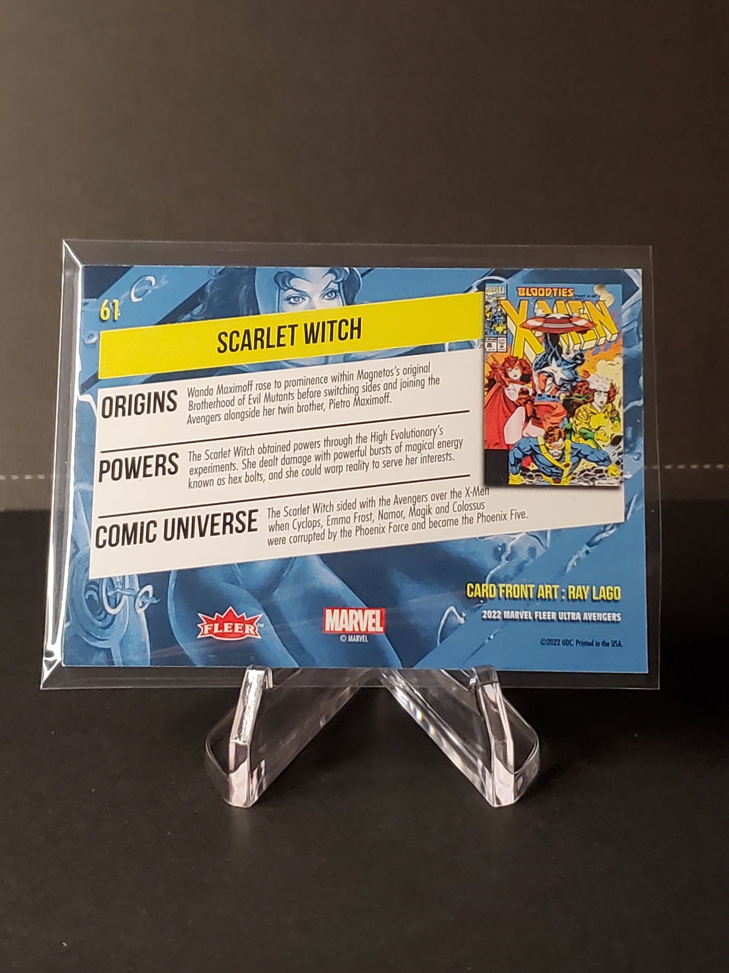 Scarlet Witch 2022 Fleer Ultra Avengers #61