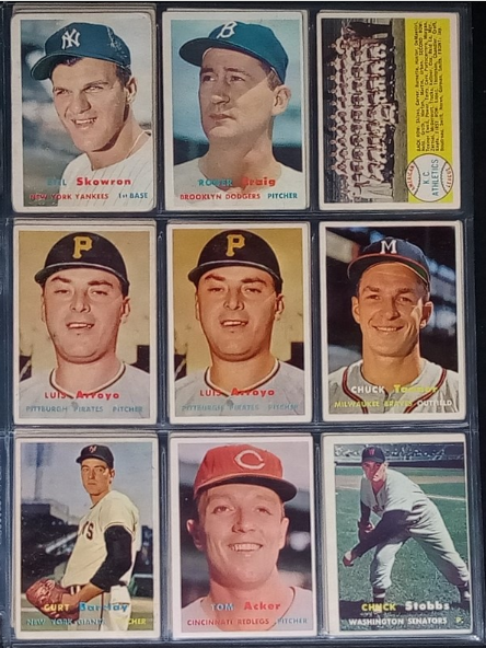 1957 Topps Baseball - Lot of 29 - Great Set!!