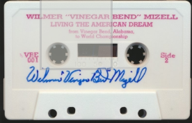 Living the American Dream Cassette Signed by Vinegar Bend Mizell Deceased 1999