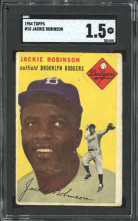1954 Jackie Robinson Topps SGC 1.5