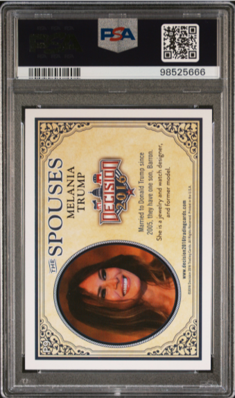 2016 MELANIA TRUMP DECISION PROMO PSA 10 - POP 5!!