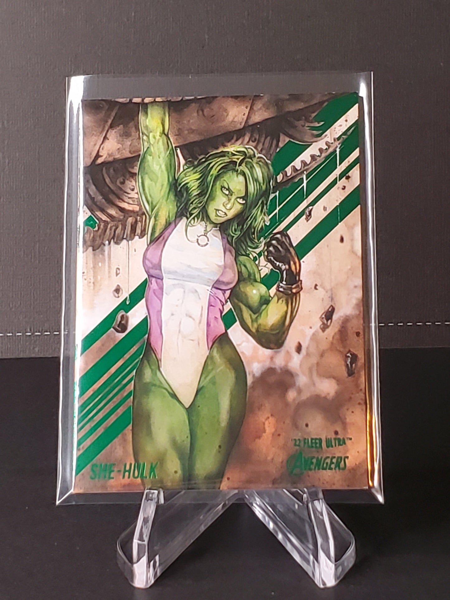 She-Hulk 2022 Fleer Ultra Avengers Green #64