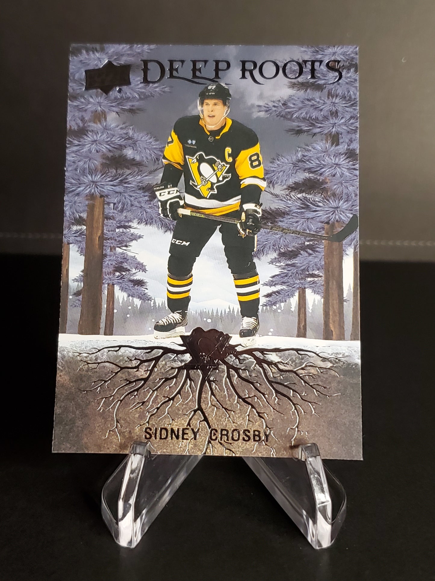 Sydney Crosby 2023/24 Upper Deck Series 2 Deep Roots #DR-17