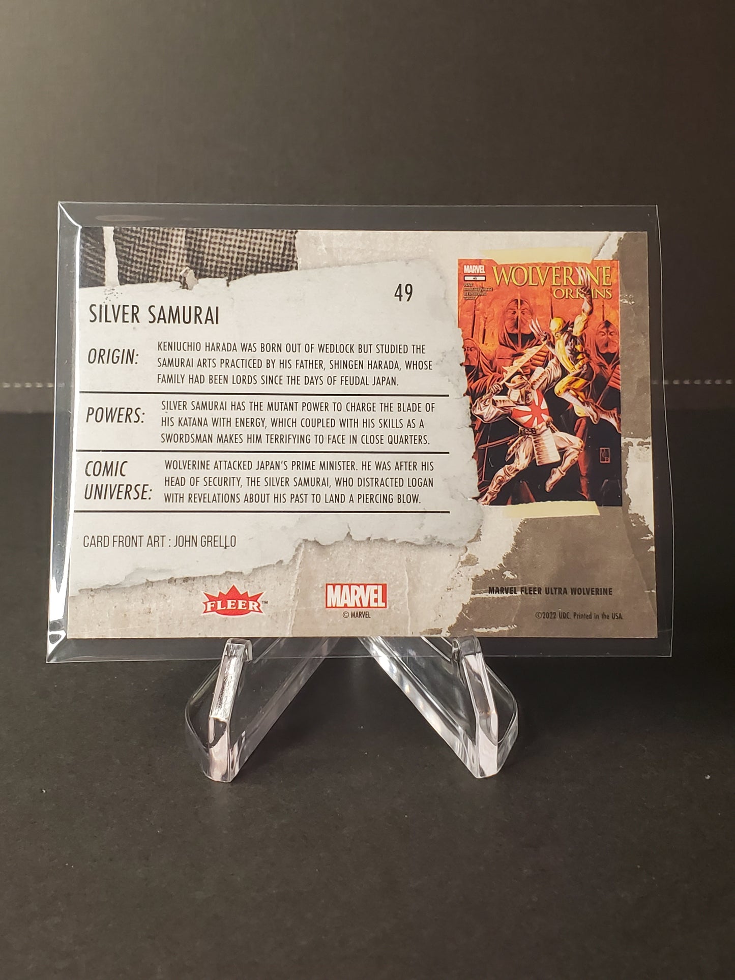Silver Samurai 2023 Fleer Ultra Wolverine #49