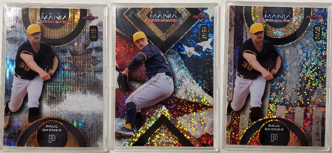 Lot of (3) Paul Skenes Numbered RC Rookie Cards /15 /35 /50