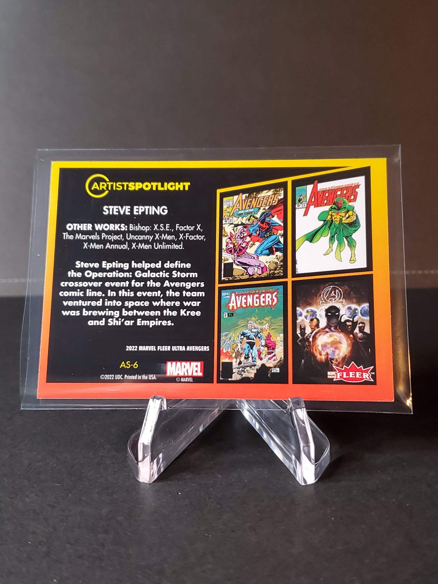 Steve Epting 2022 Fleer Ultra Avengers Artist Spotlight #AS-6