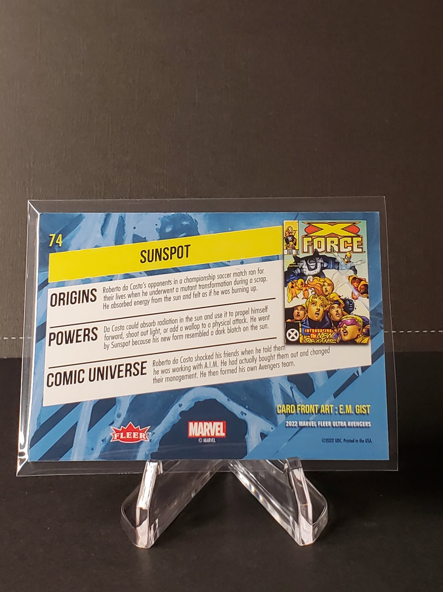 Sunspot 2022 Fleer Ultra Avengers #74