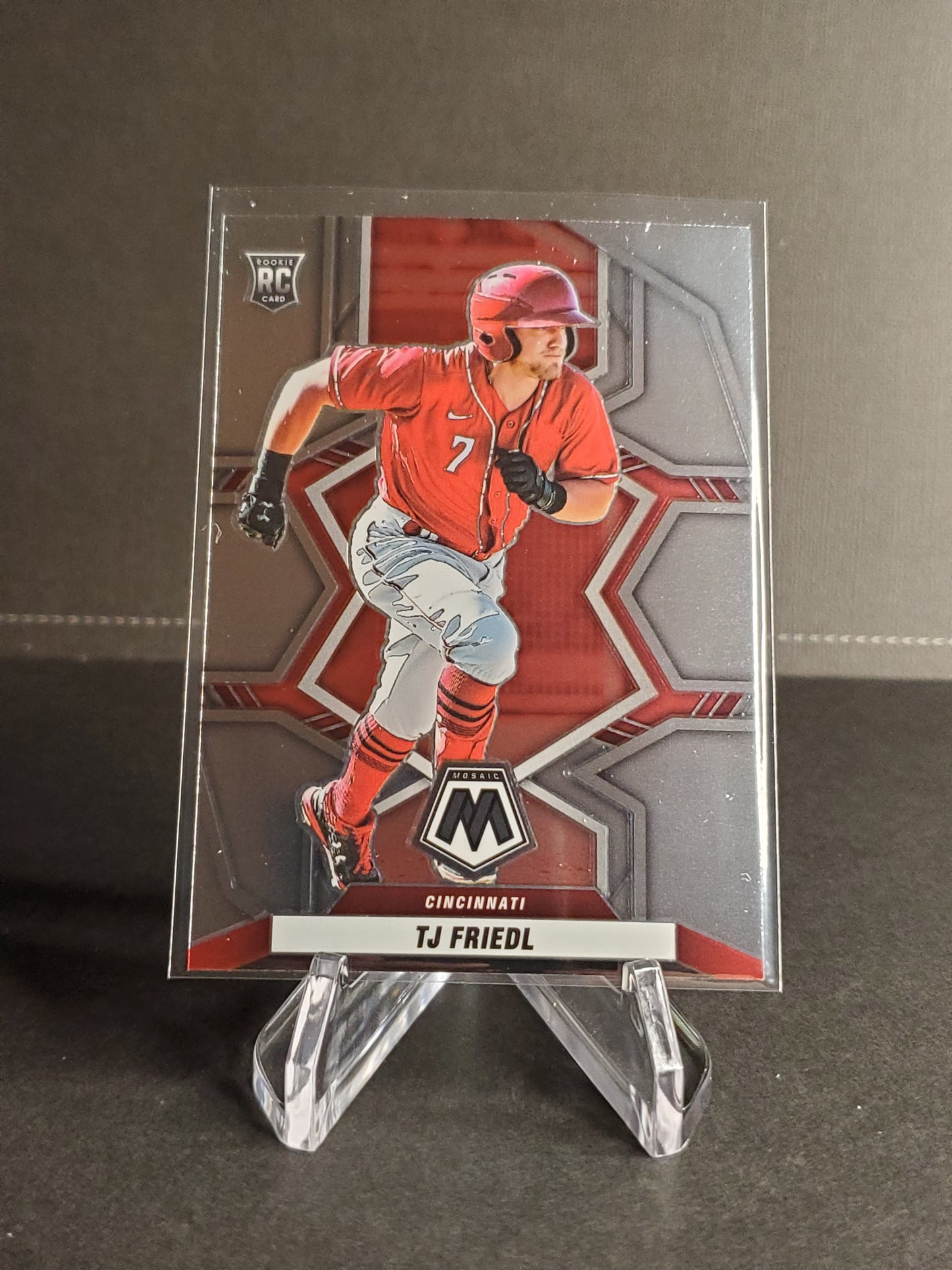 TJ Friedl 2022 Panini Mosaic RC #216