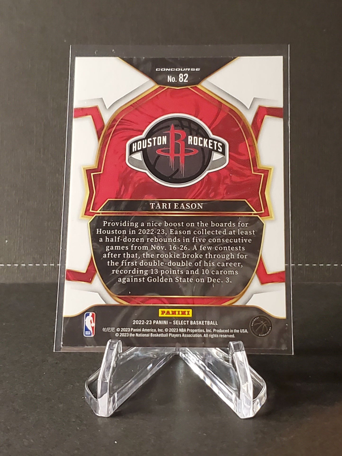 Tari Eason 2022-2023 Panini Select RC Concourse #82
