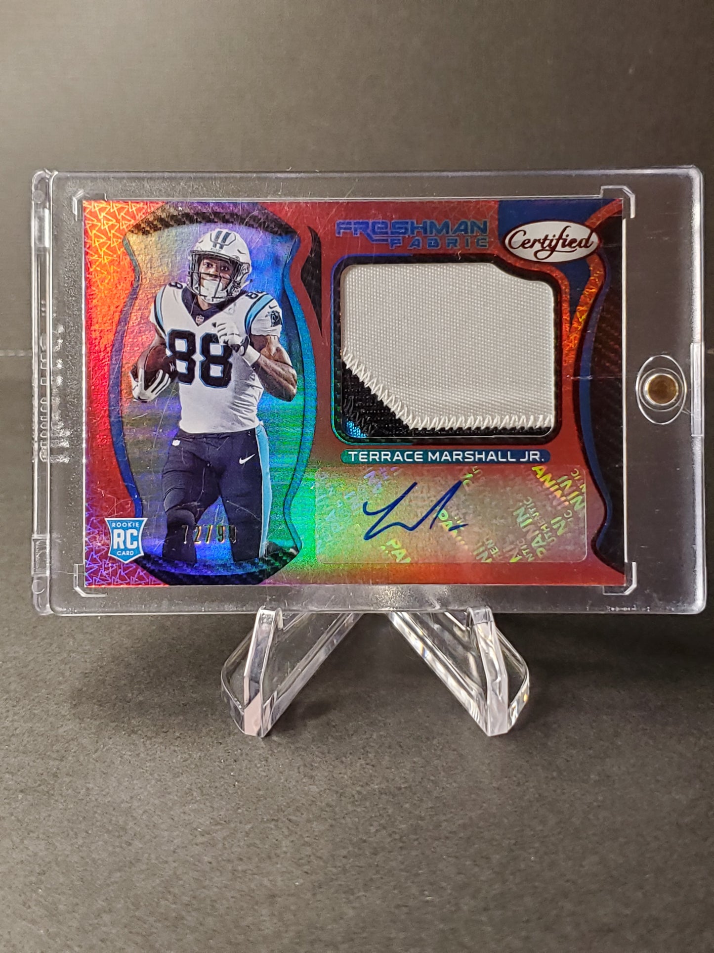 Terrace Marshall Jr. 2021 Certified RPA RC Patch AUTO /99 #218