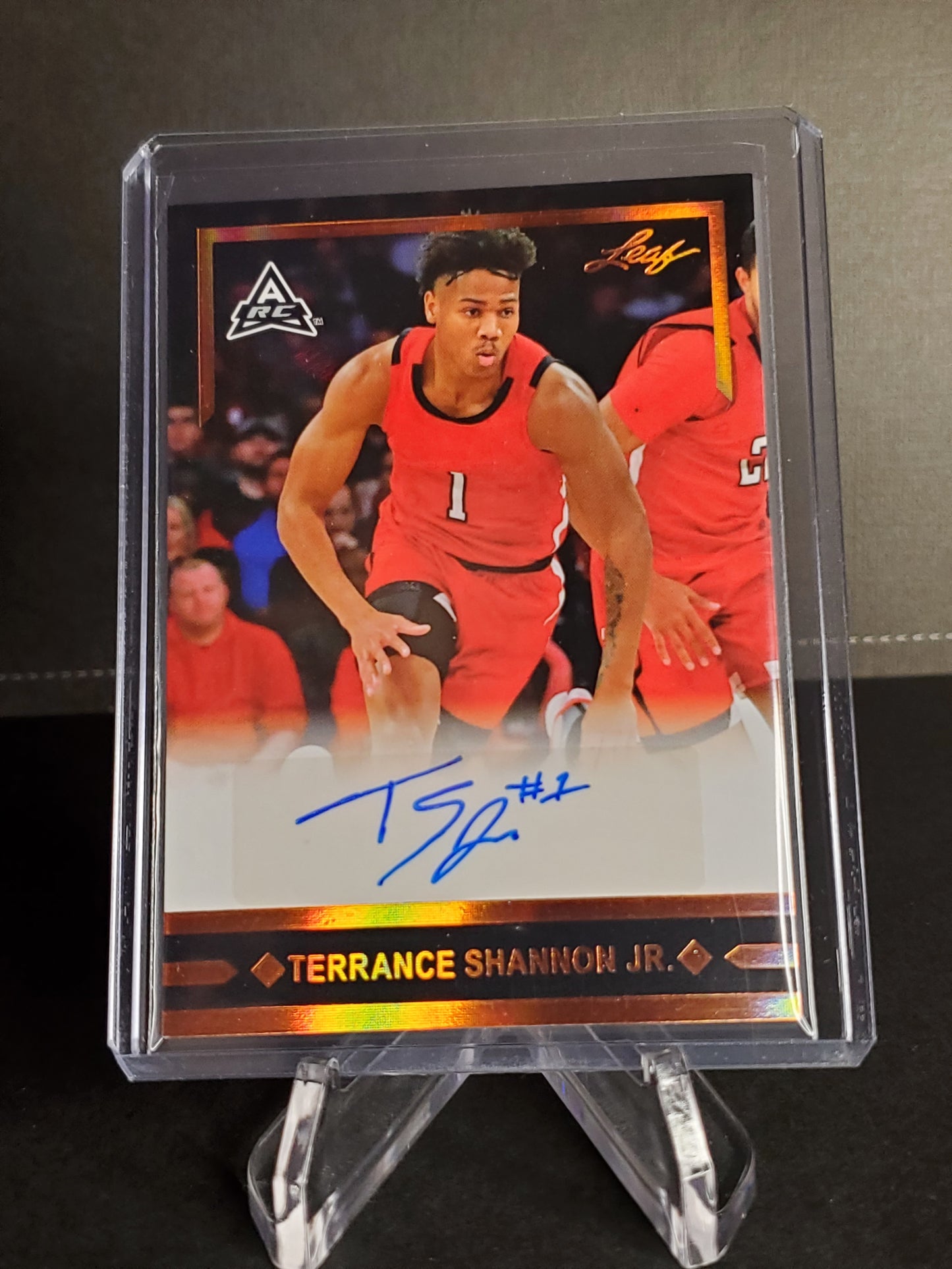 Terrance Shannon Jr 2022 Gold Leaf Rookies RC AUTO Holo #GLR-TS1
