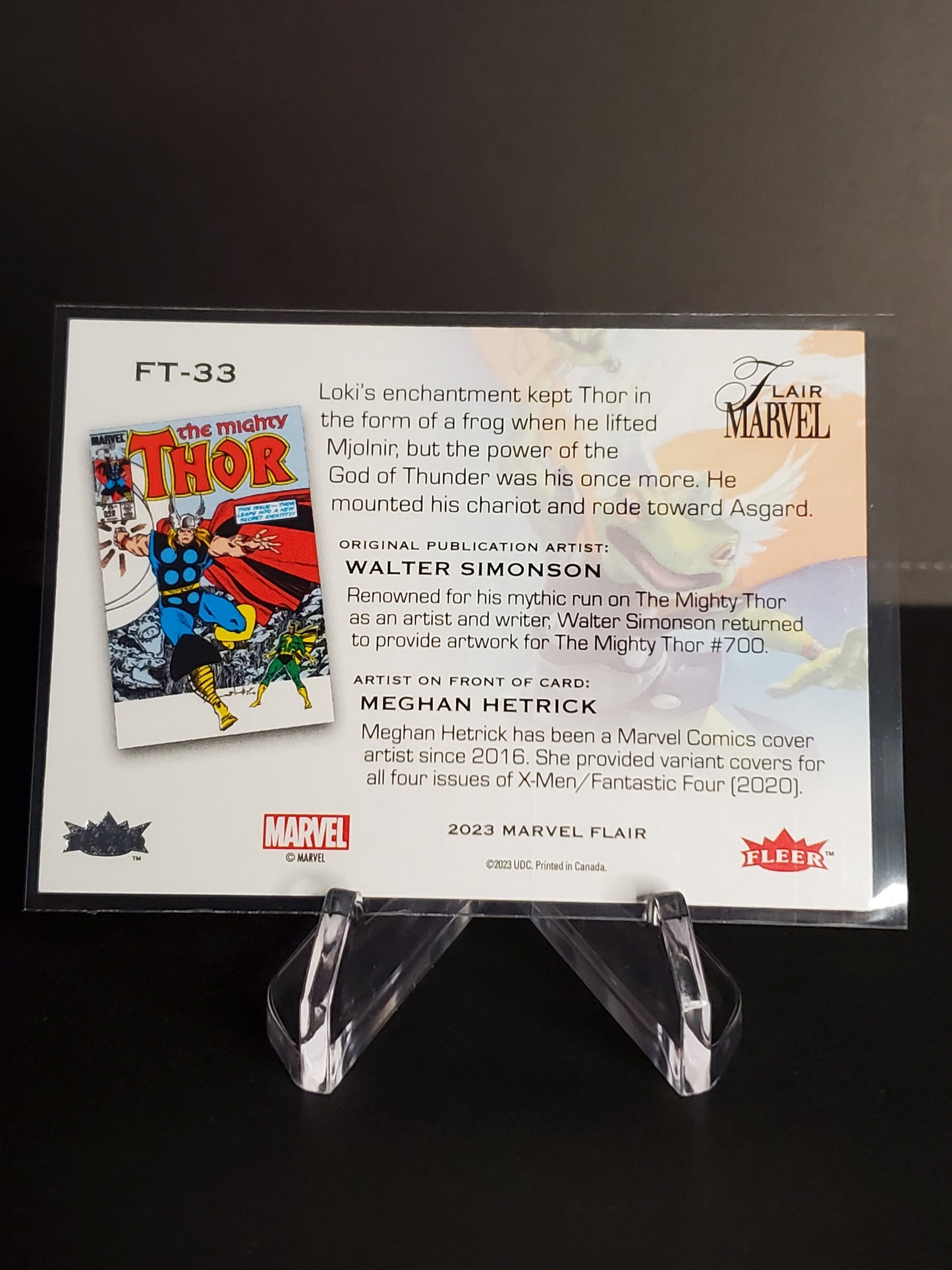 Throg 2024 Marvel Flair Flairium Level 4 #FT-33