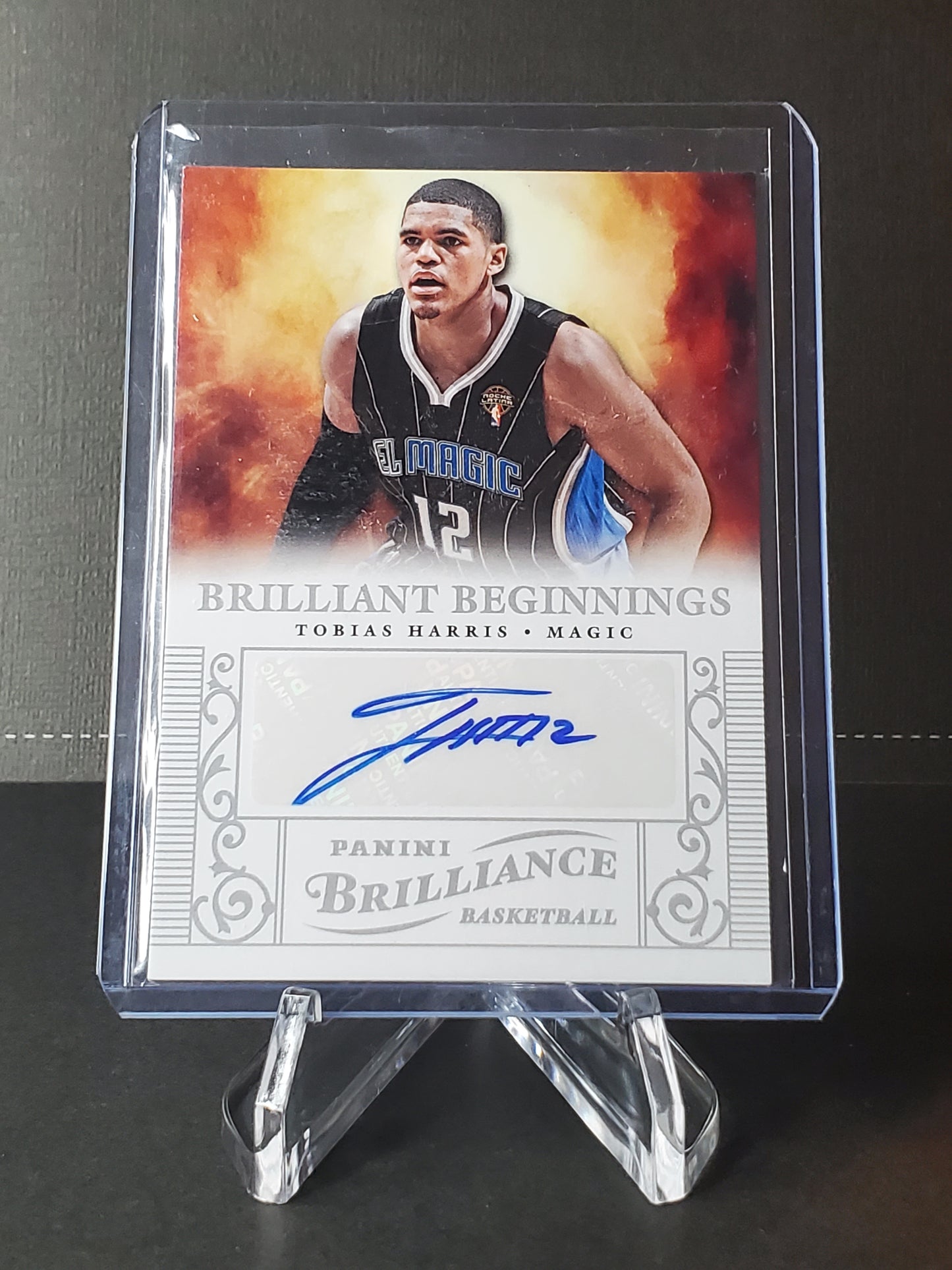 Tobias Harris 2012 Panini Brilliance Basketball - Brilliant Beginnings - AUTO #50