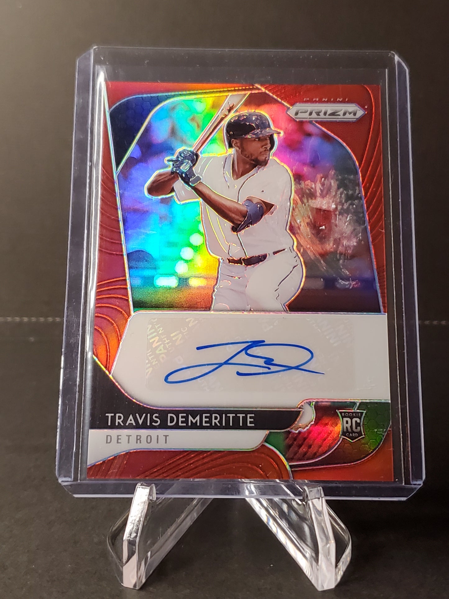 Travis Demeritte 2020 Panini Prizm RC AUTO /75 #RA-TD